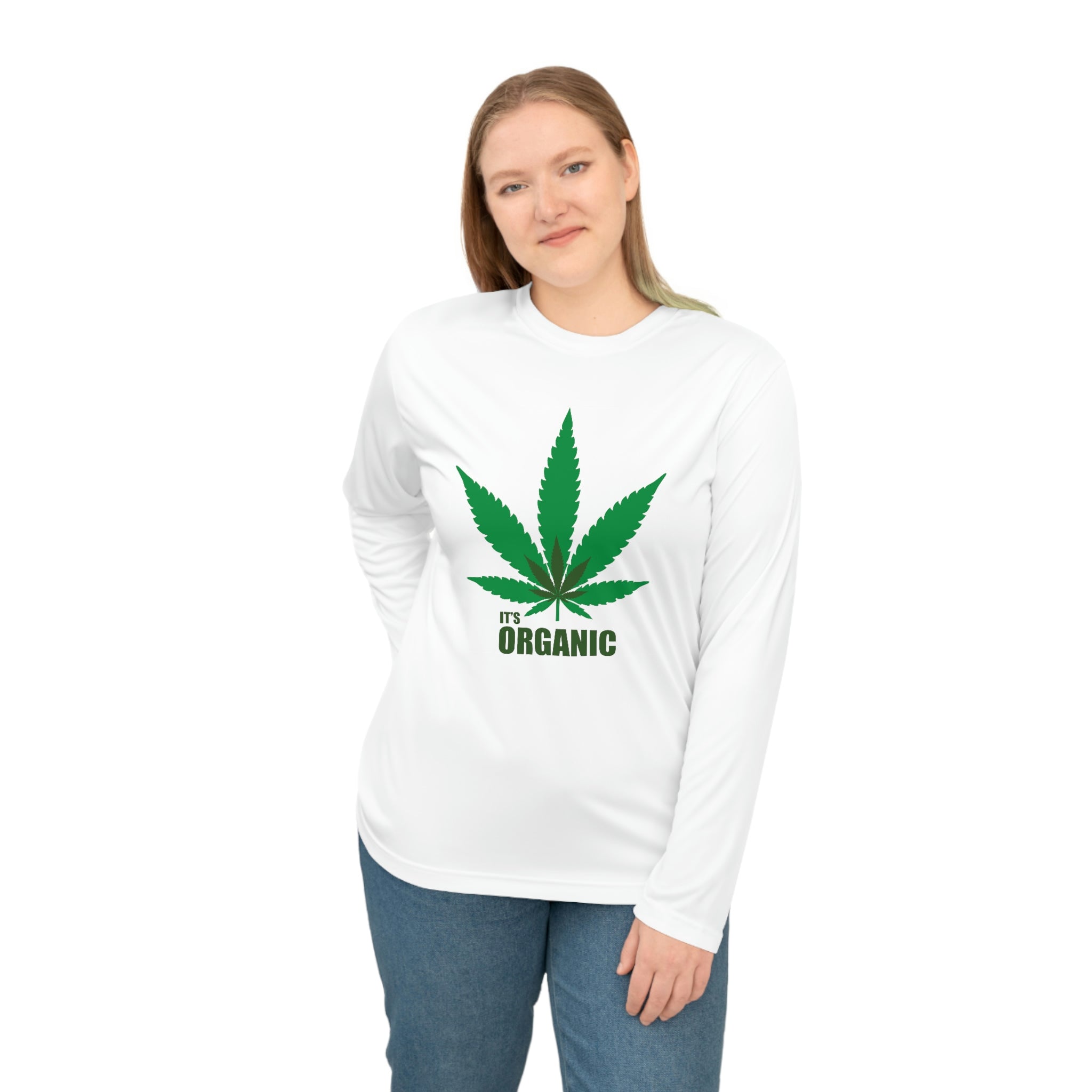 Marijuana Print Performance Shirt UPF 40+